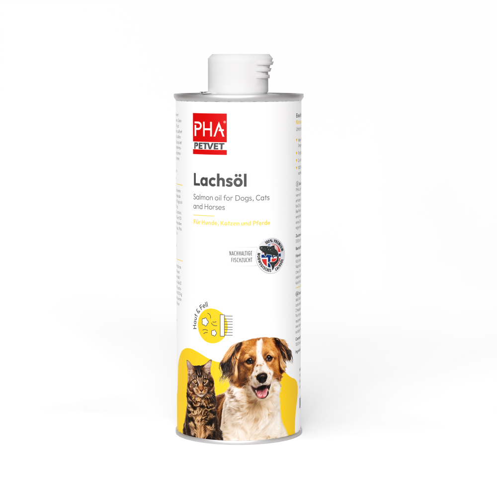 PHA Lachsöl für Hunde, Katzen und Pferde