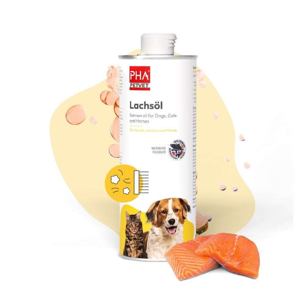 PHA Lachsöl für Hunde, Katzen und Pferde