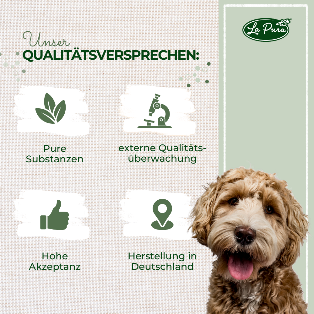 LaPura Bio-Schwarzkümmelöl für Hunde und Pferde