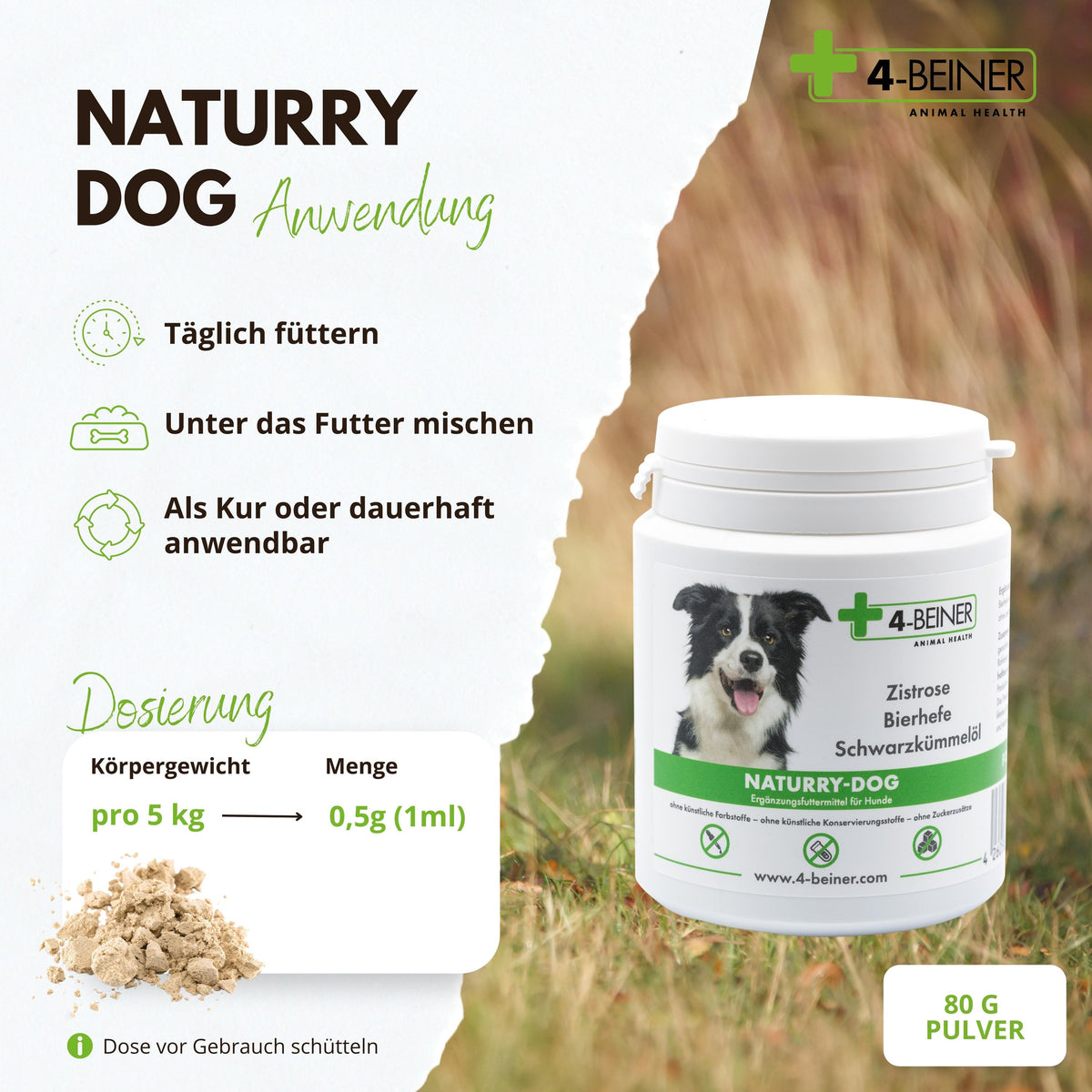 4-BEINER NATURRY-DOG