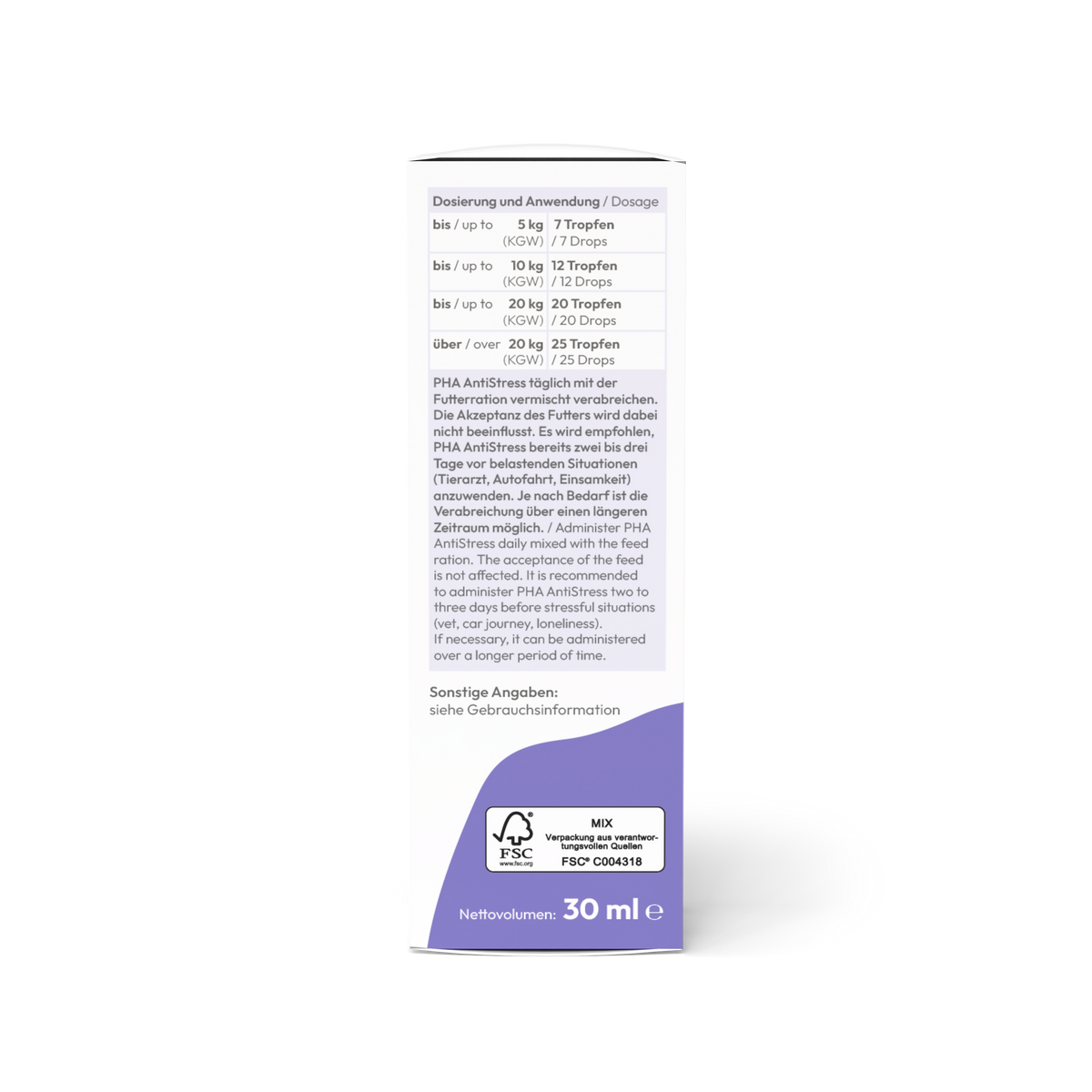 PHA AntiStress für Hunde u. Katzen 30 ml