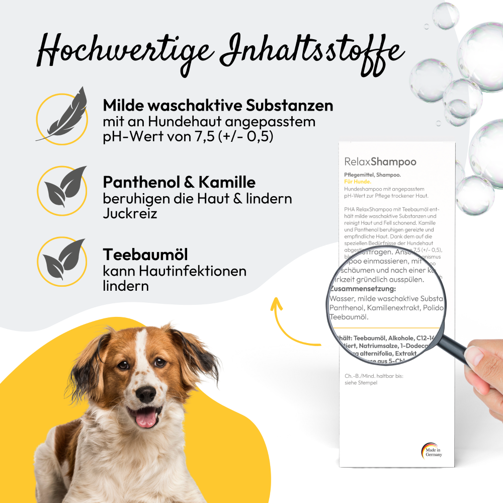 PHA RelaxShampoo für Hunde 250 ml