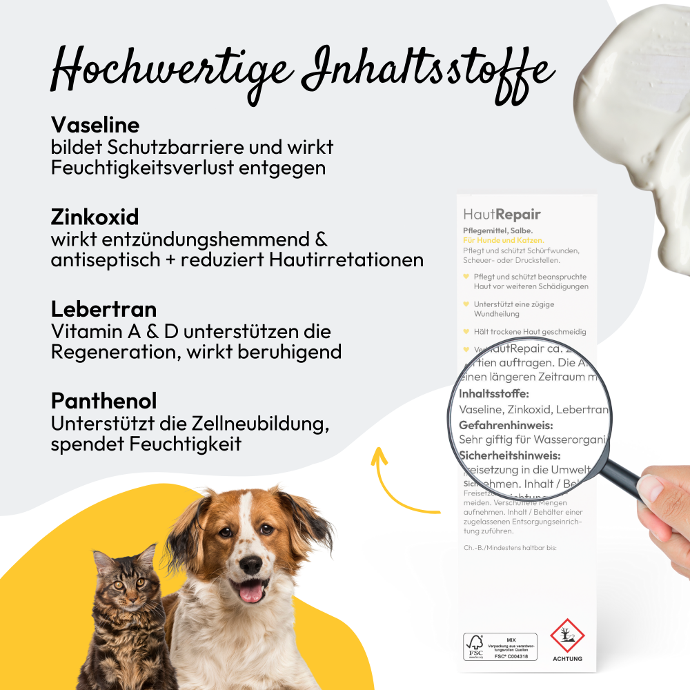 PHA HautRepair für Hunde, Katzen und Pferde 125 ml