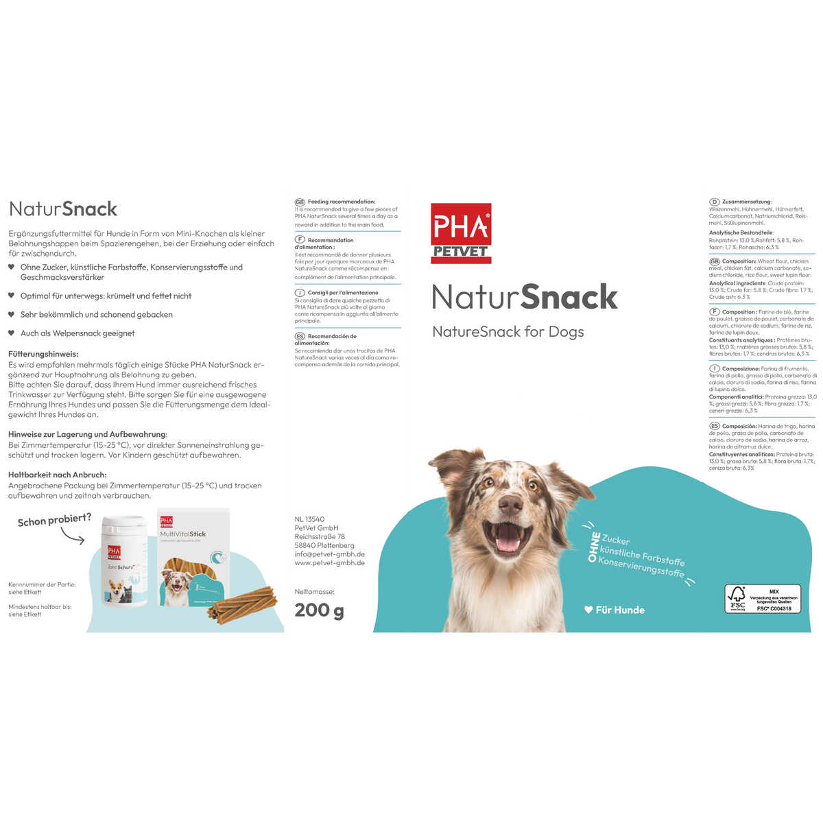 PHA NaturSnack für Hunde