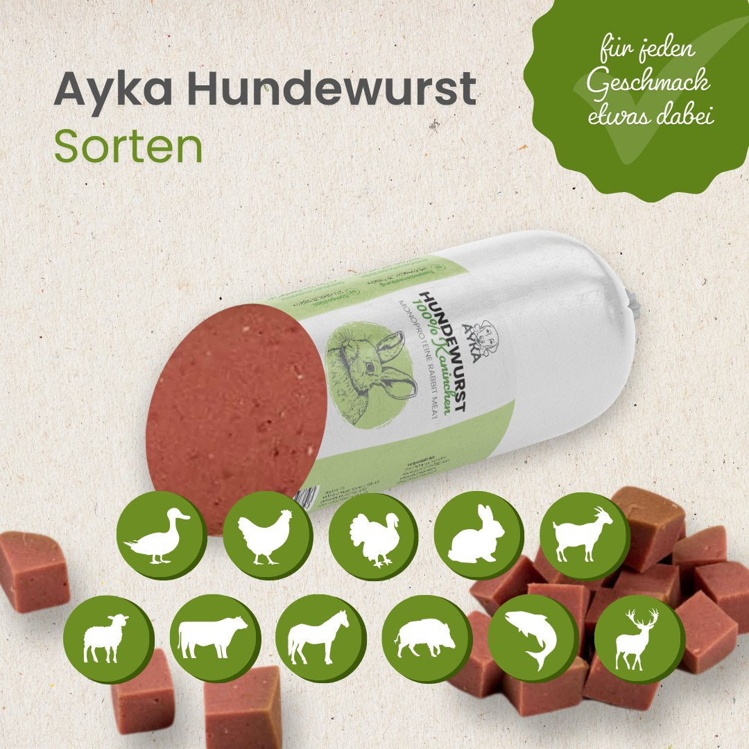 AYKA Hundewurst Kaninchen