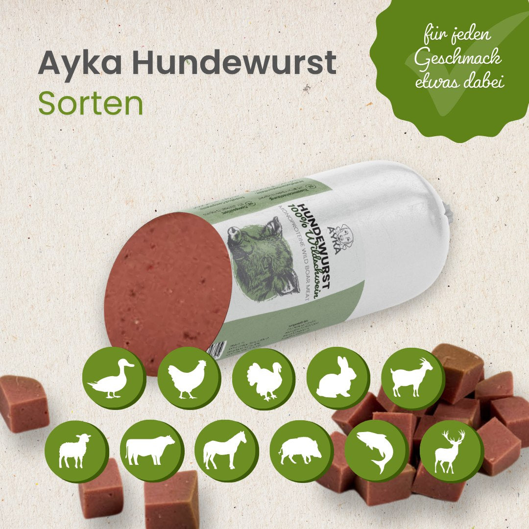 Ayka Hundewurst Wildschwein