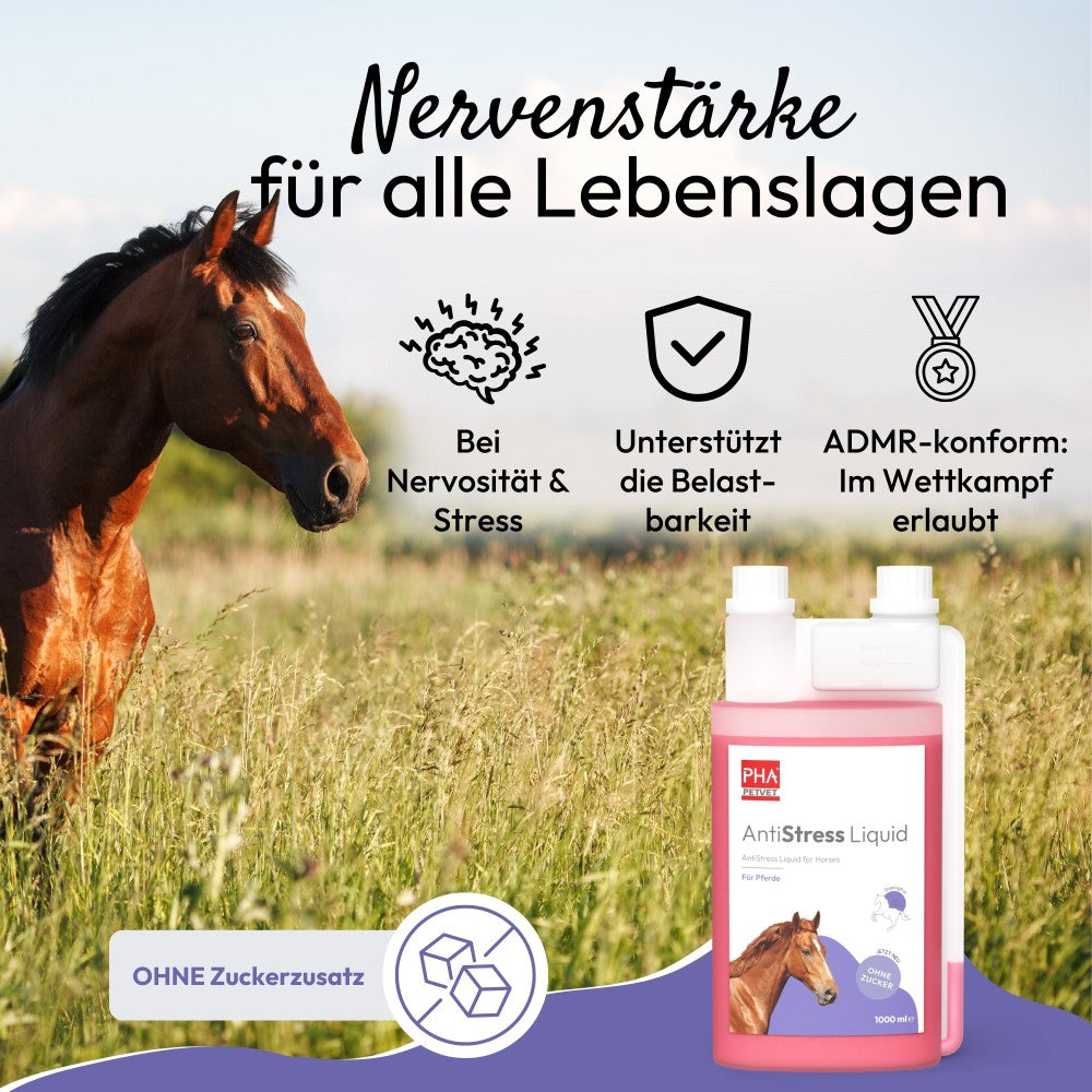 PHA AntiStress Liquid für Pferde