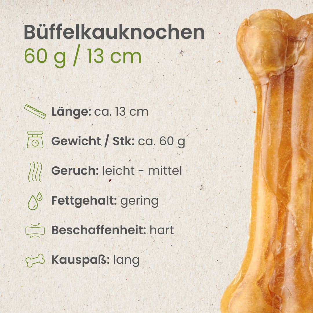 Büffelknochen, 60g, ca.13cm