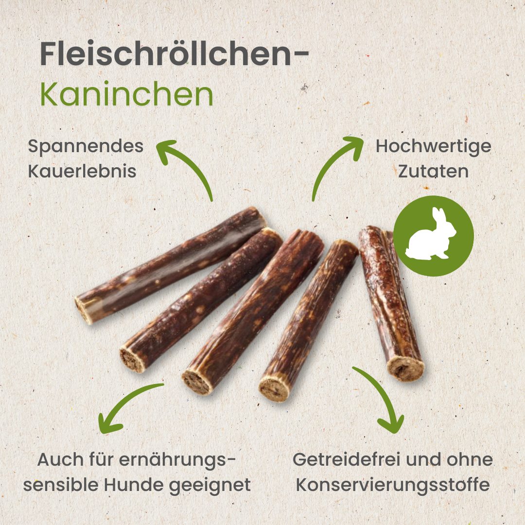 Fleischröllchen-Kaninchen