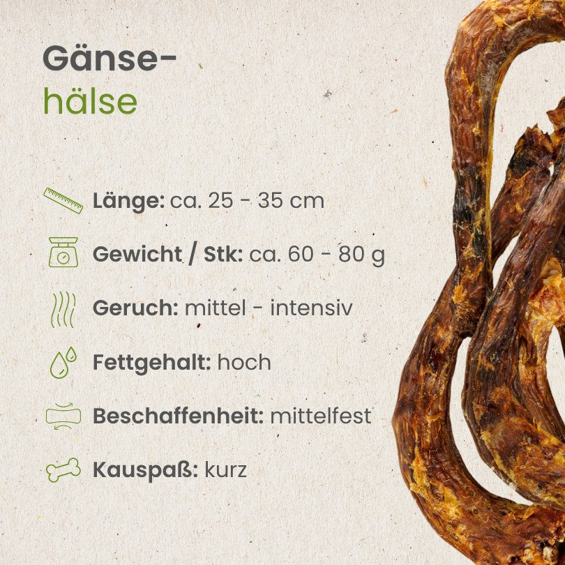 Gänse-Hälse
