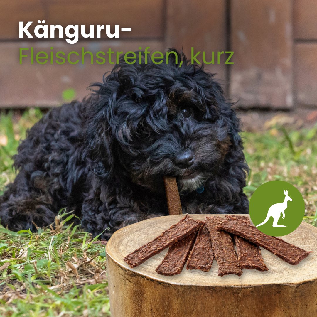 Känguru-Fleischstreifen, kurz