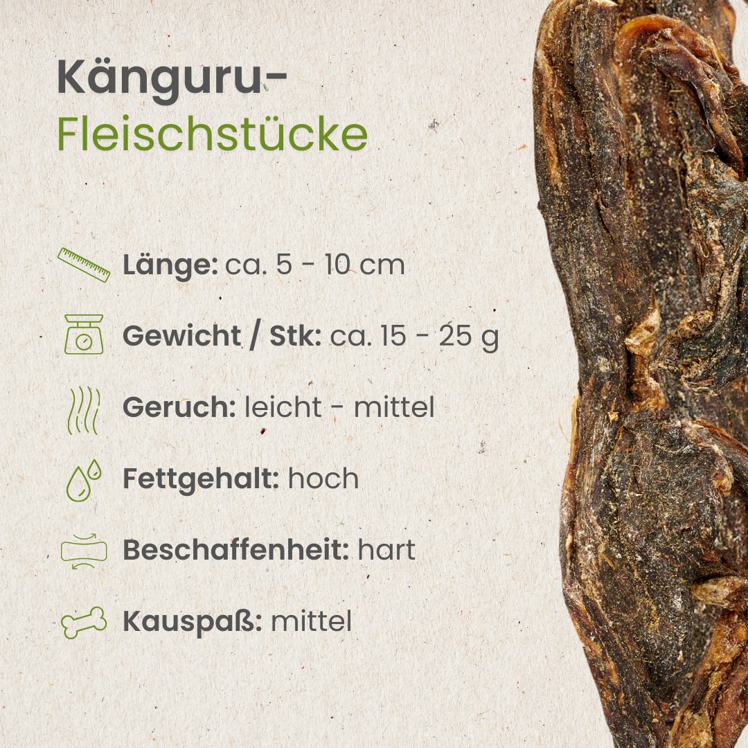 Känguru-Fleischstücke