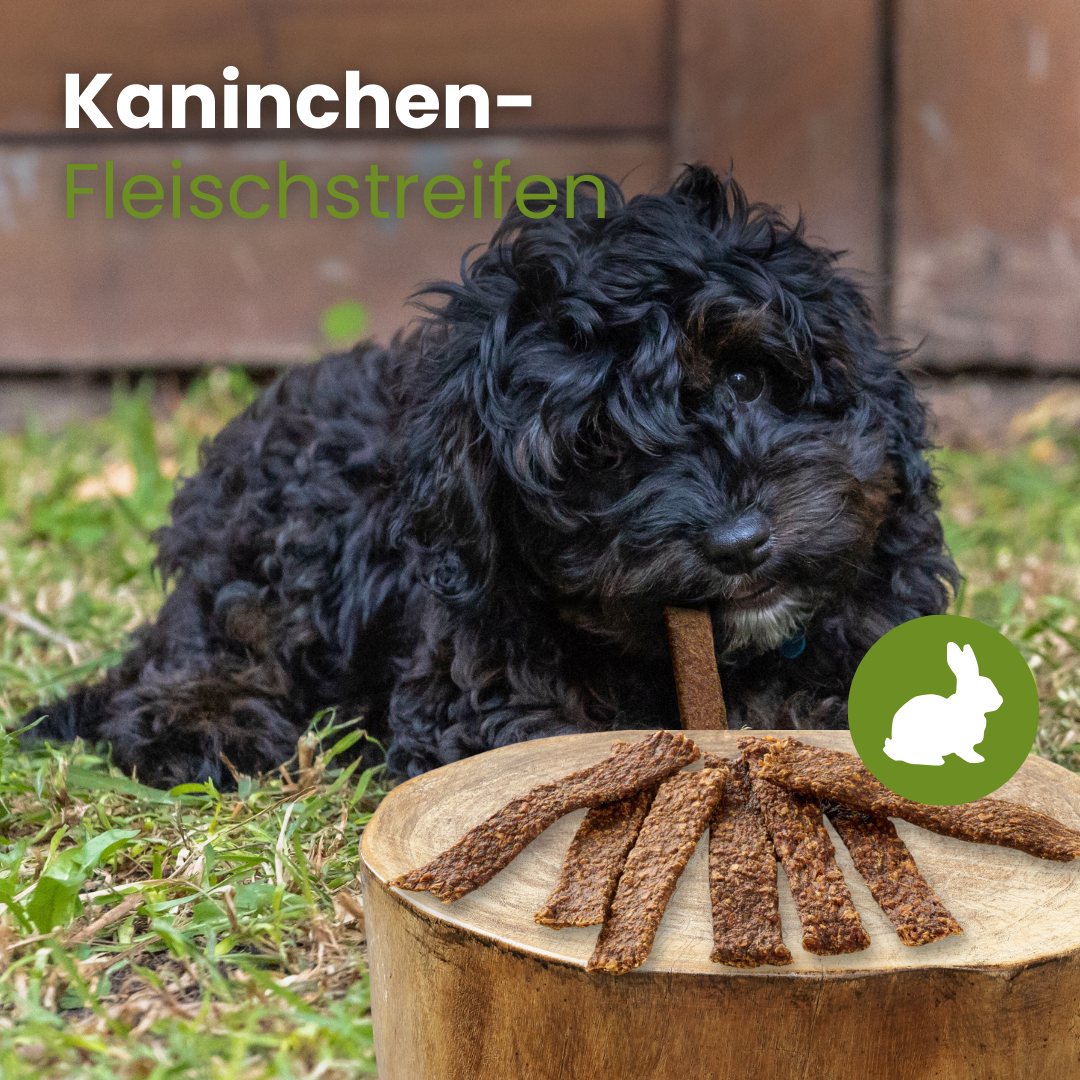 Kaninchen-Fleischstreifen