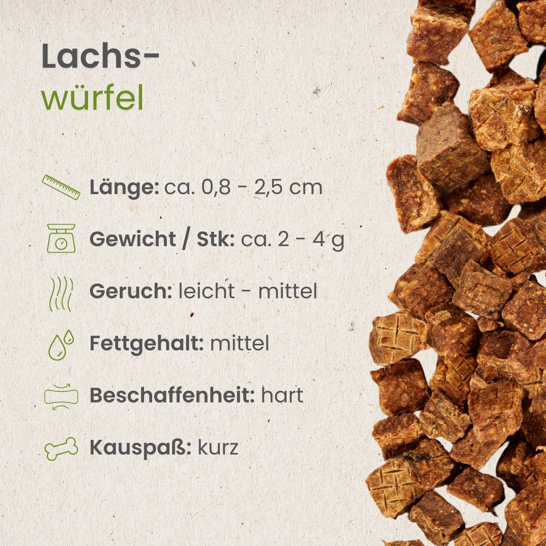 Lachs-Würfel