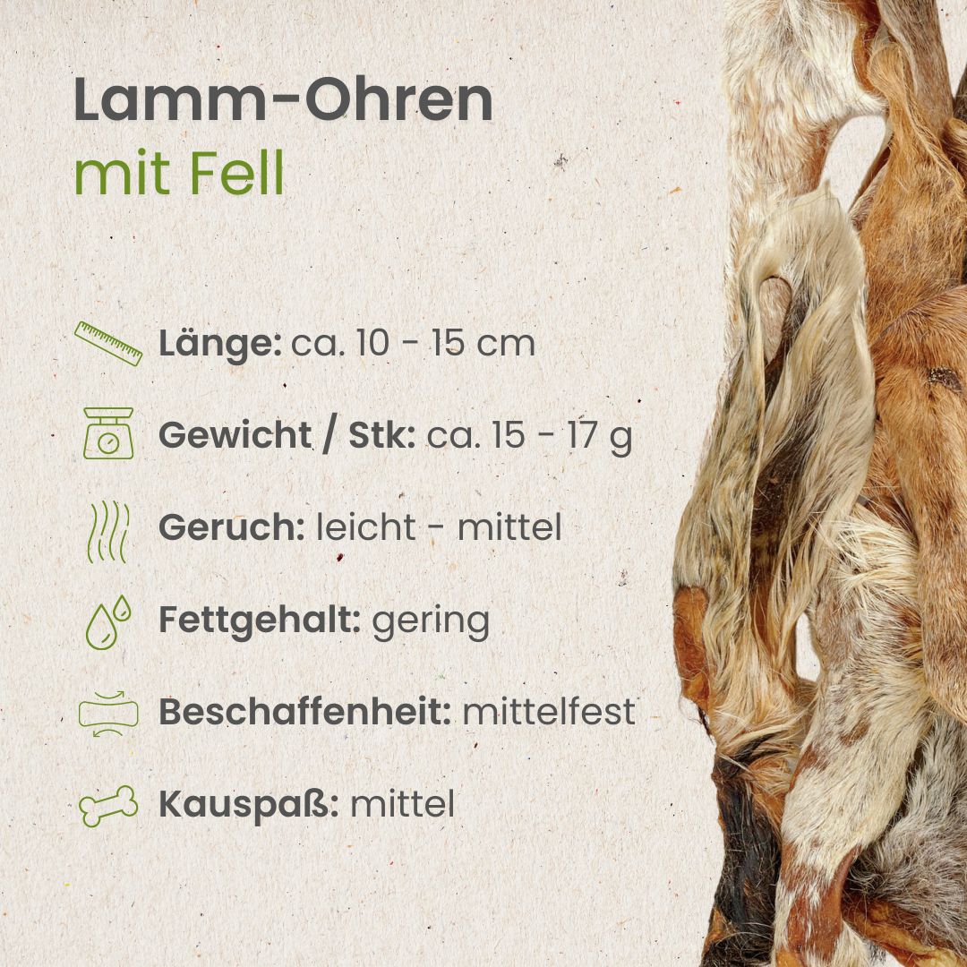 Lamm-Ohren mit Fell