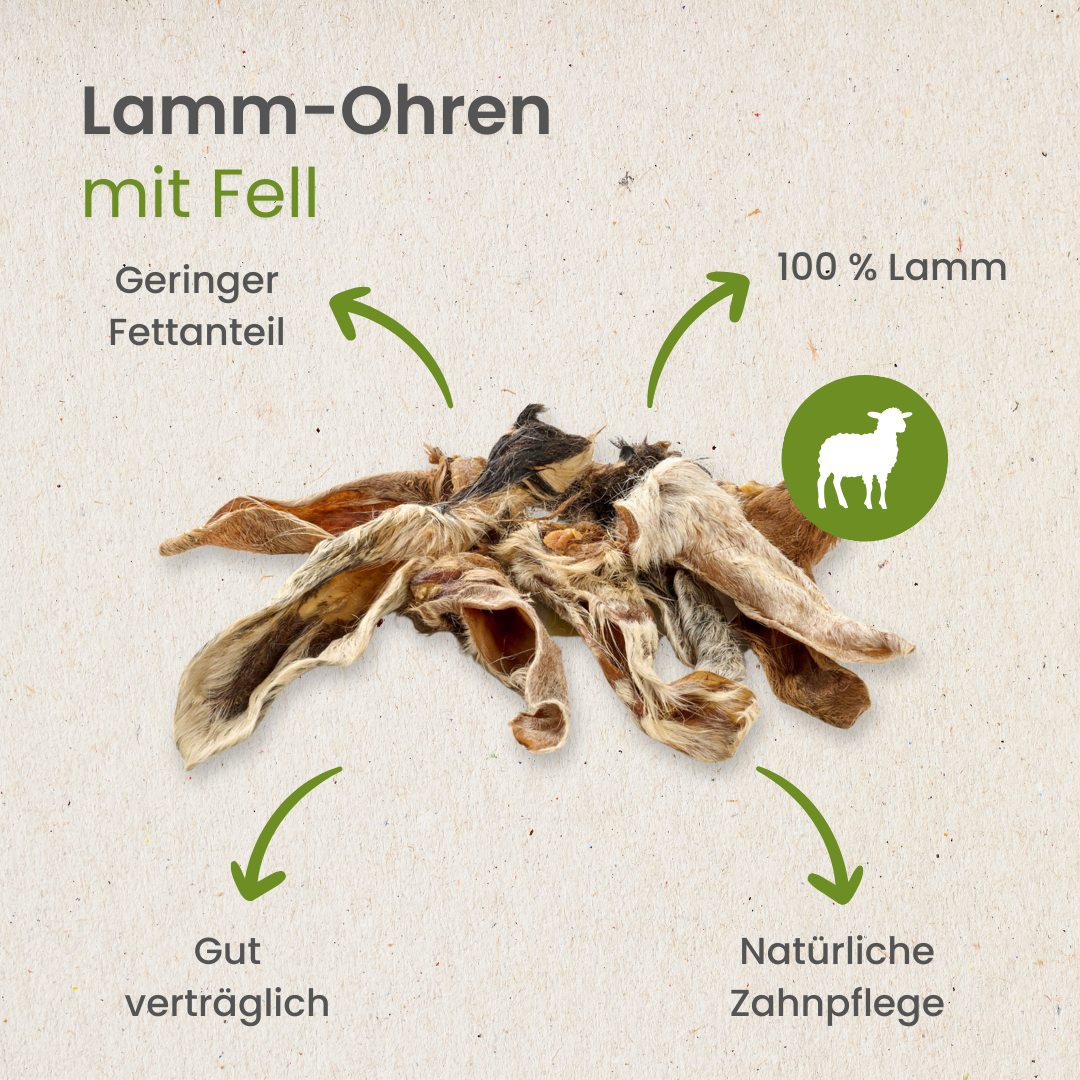 Lamm-Ohren mit Fell