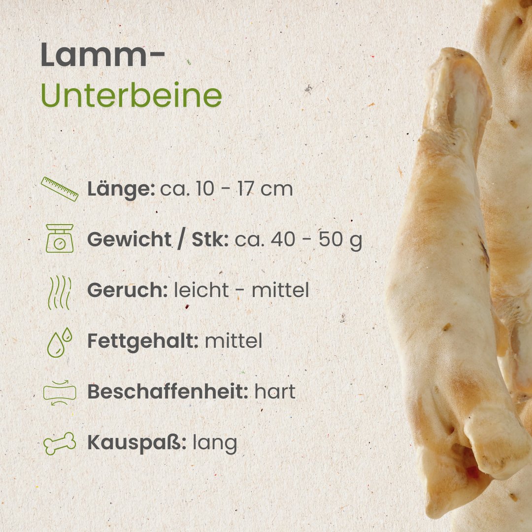 Lamm-Unterbeine