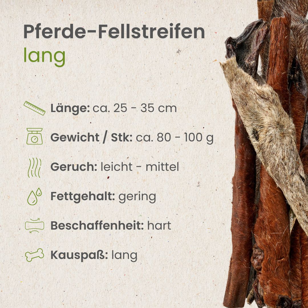 Pferde-Fellstreifen, lang