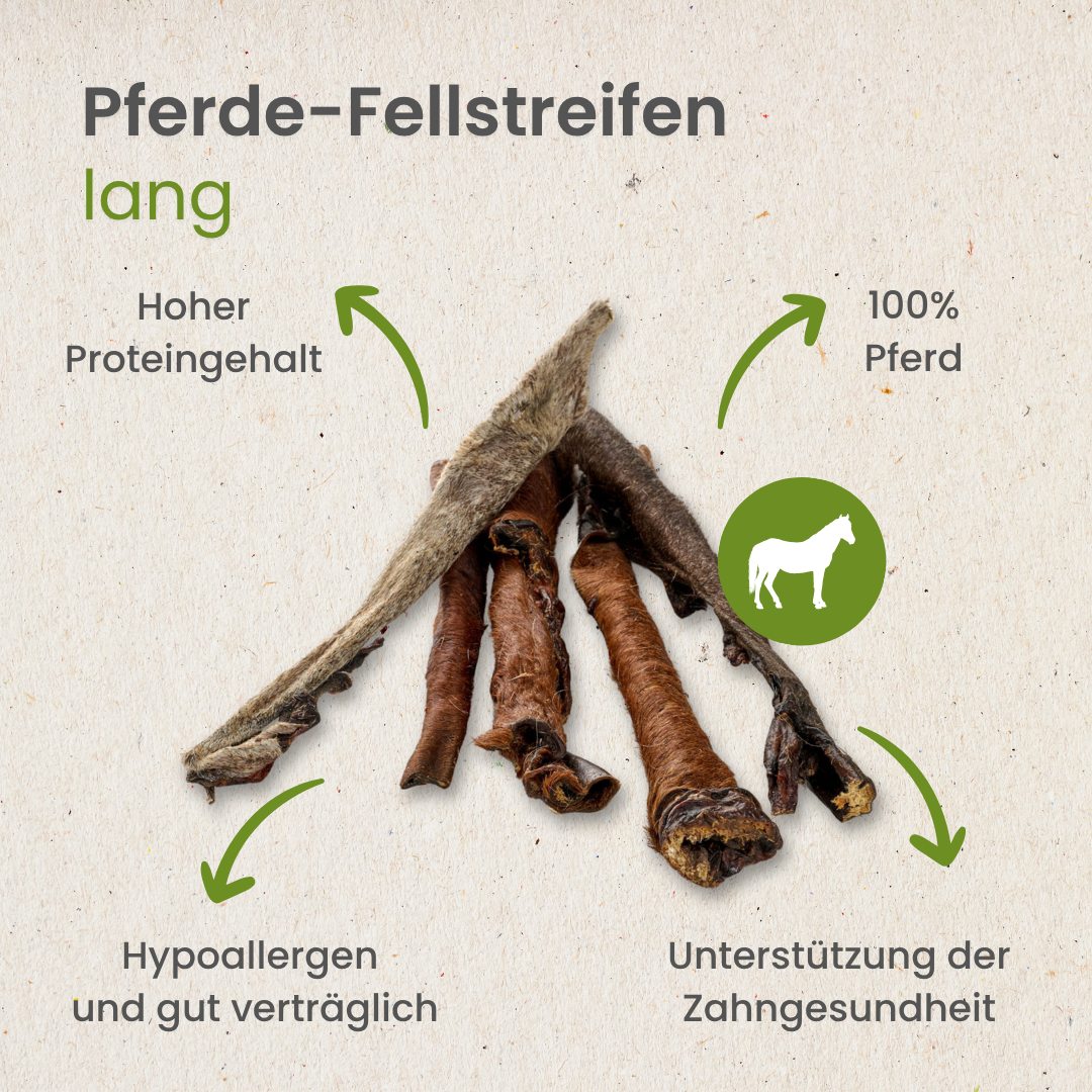 Pferde-Fellstreifen, lang