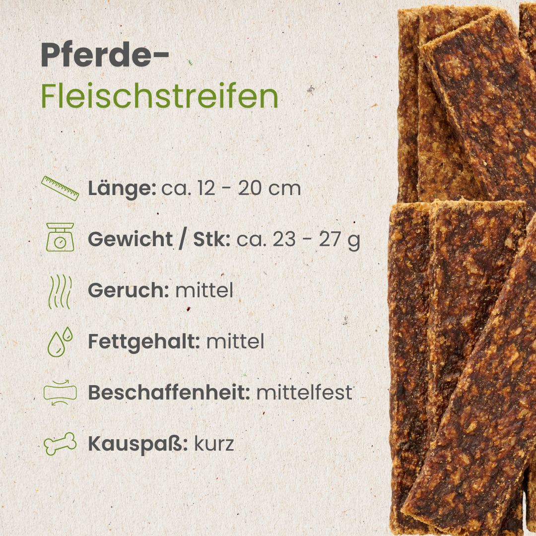 Pferde-Fleischstreifen