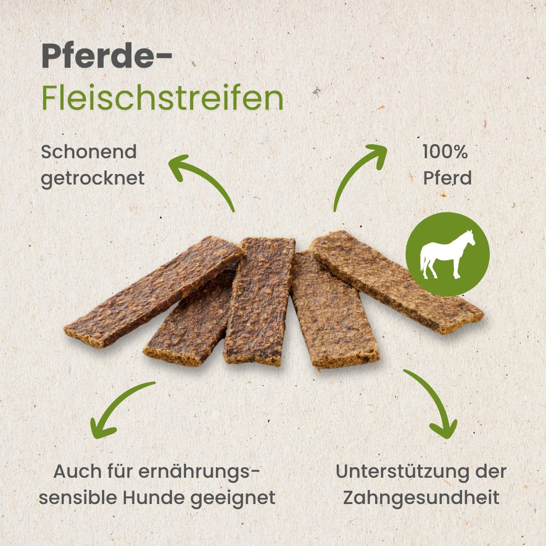 Pferde-Fleischstreifen