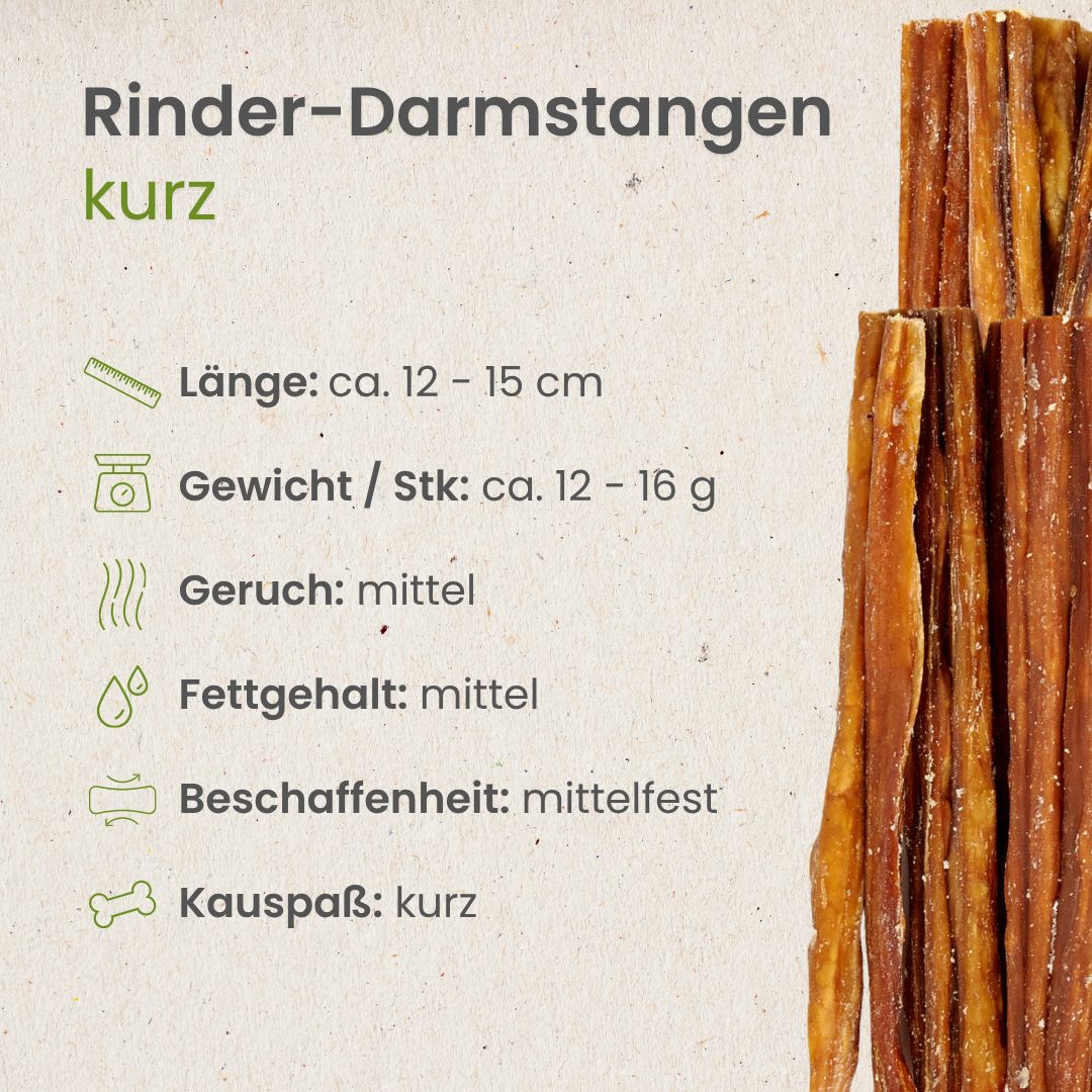 Rinder-Darmstangen, kurz