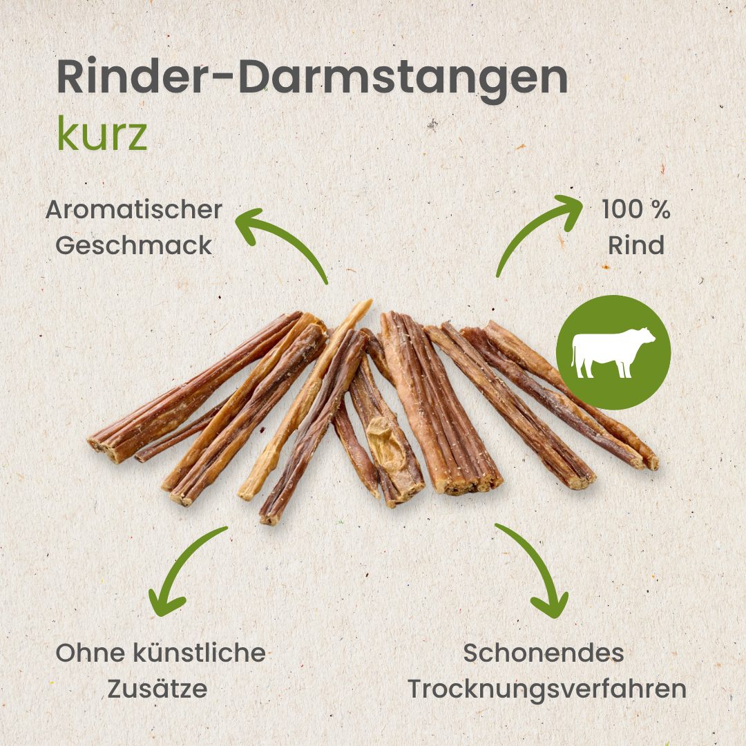 Rinder-Darmstangen, kurz