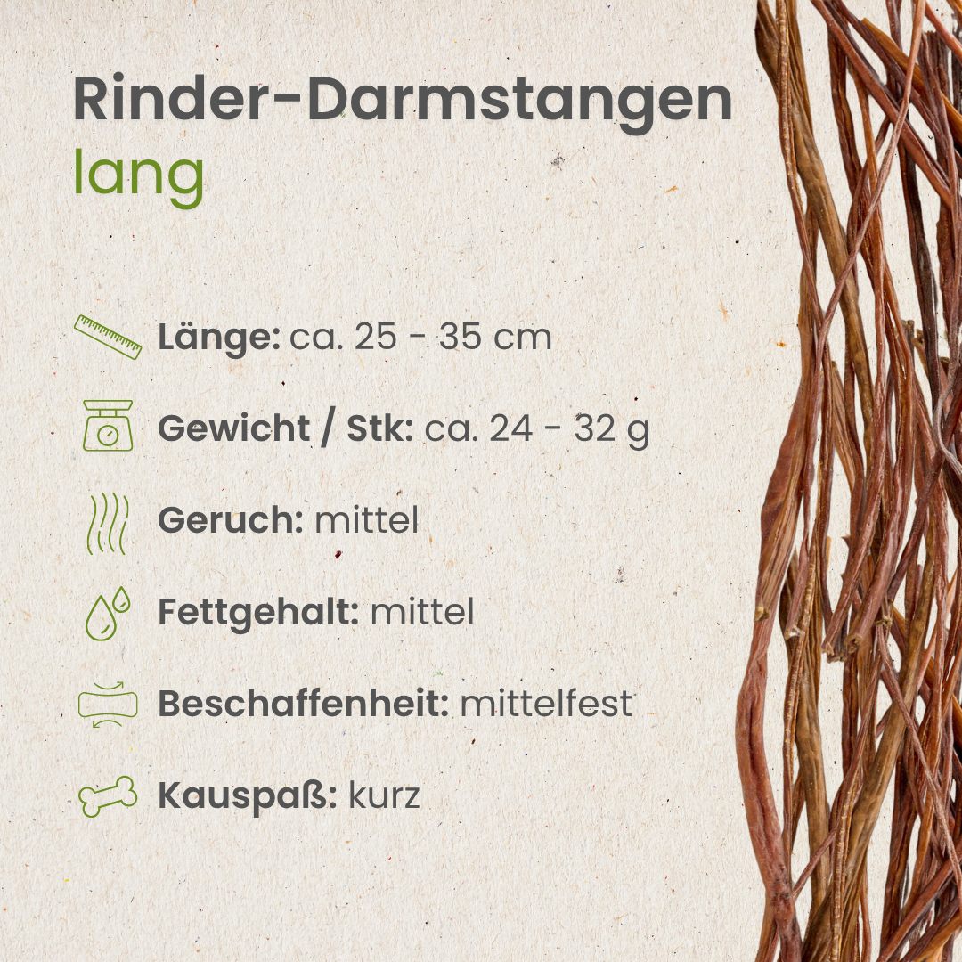Rinder-Darmstangen, lang