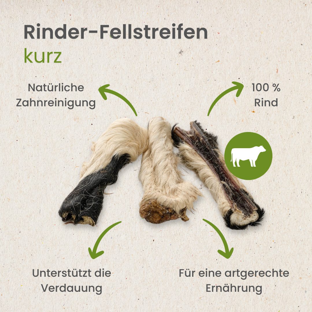 Rinder-Fellstreifen, kurz