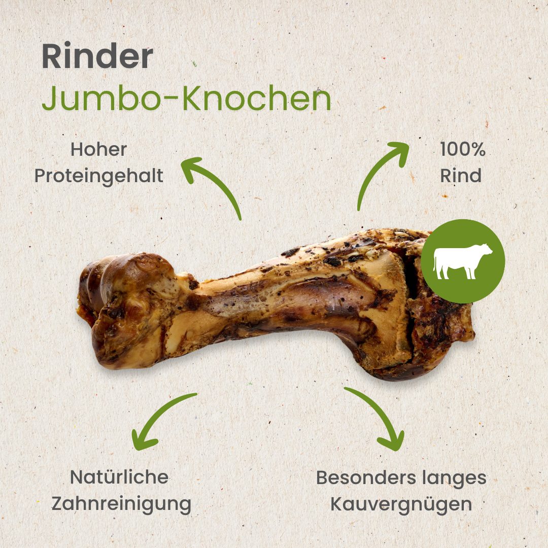 Rinder Jumbo-Knochen