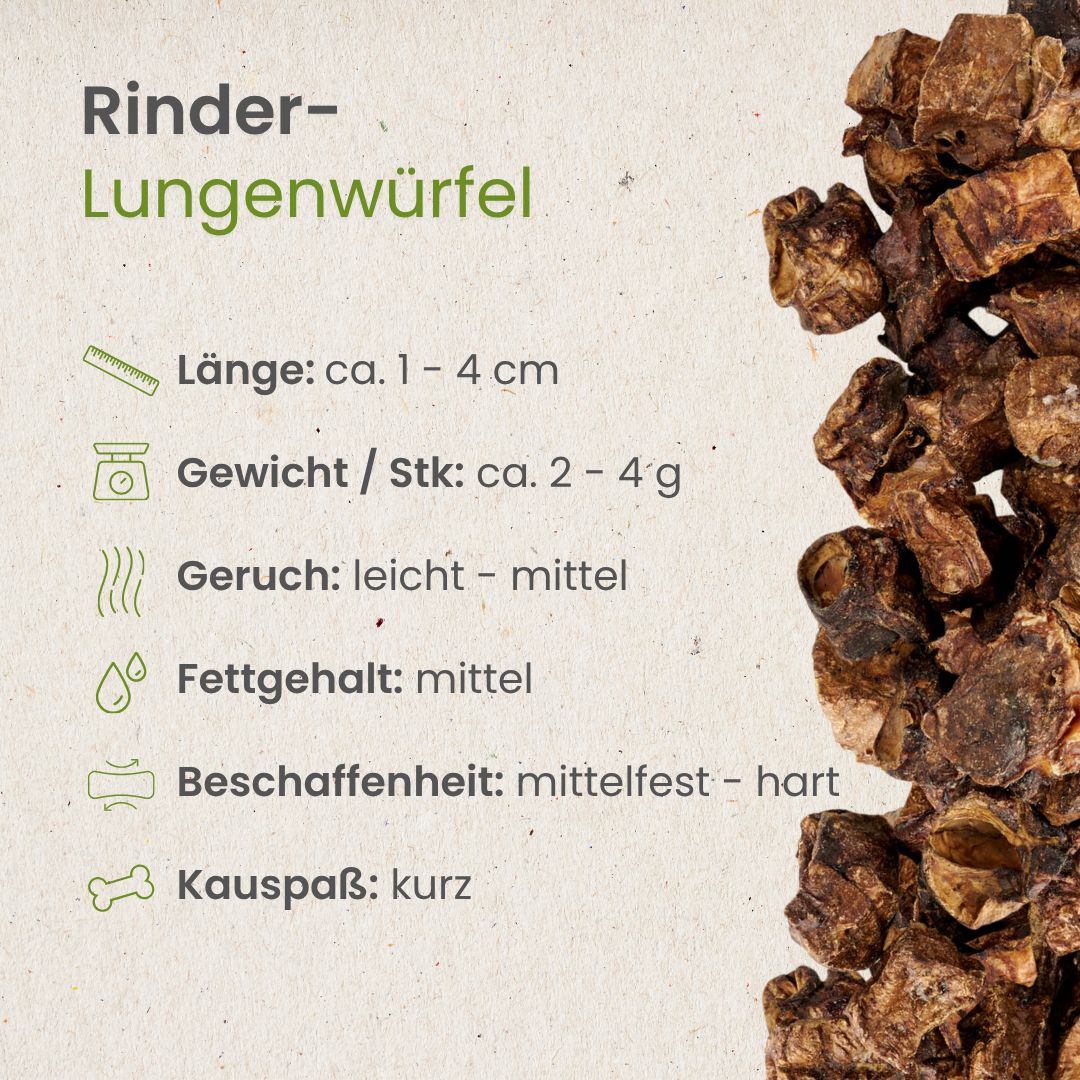 Rinder-Lungenwürfel
