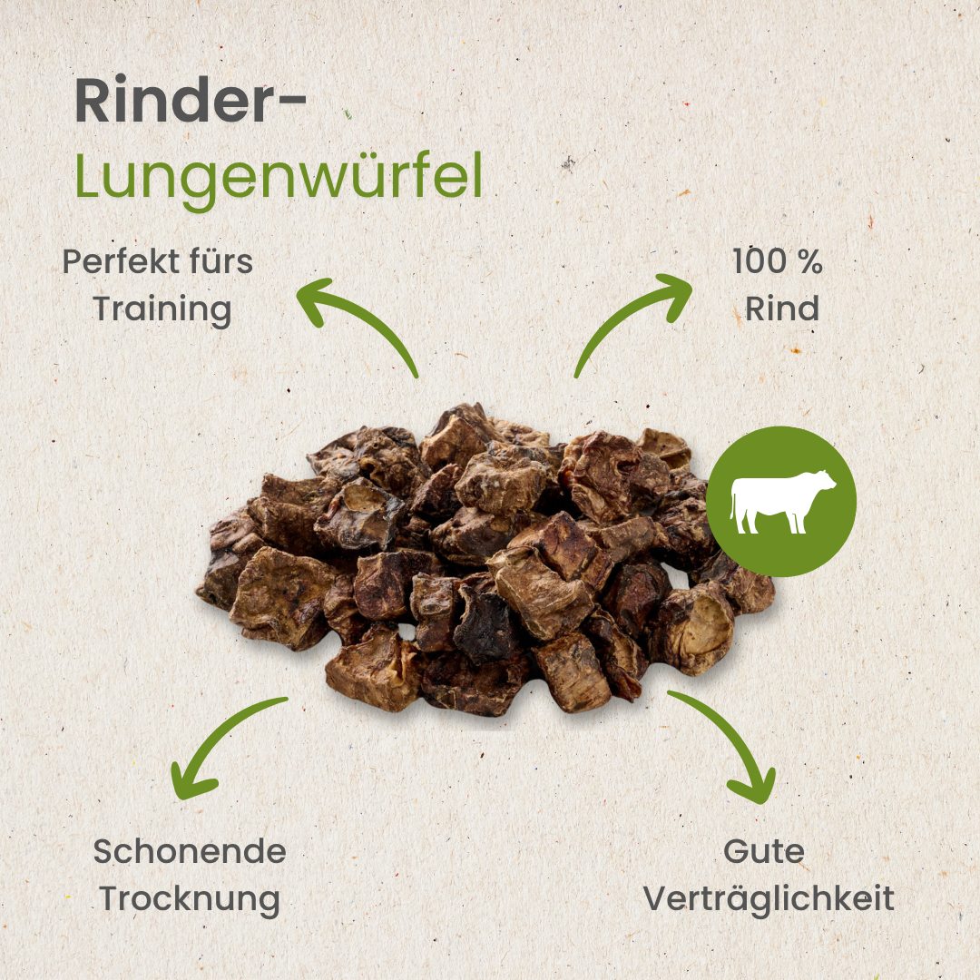 Rinder-Lungenwürfel