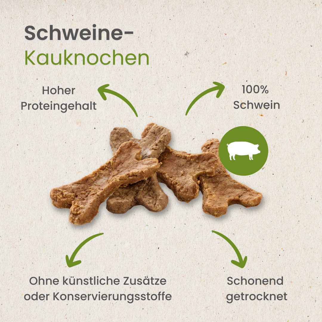 Schweine-Kauknochen