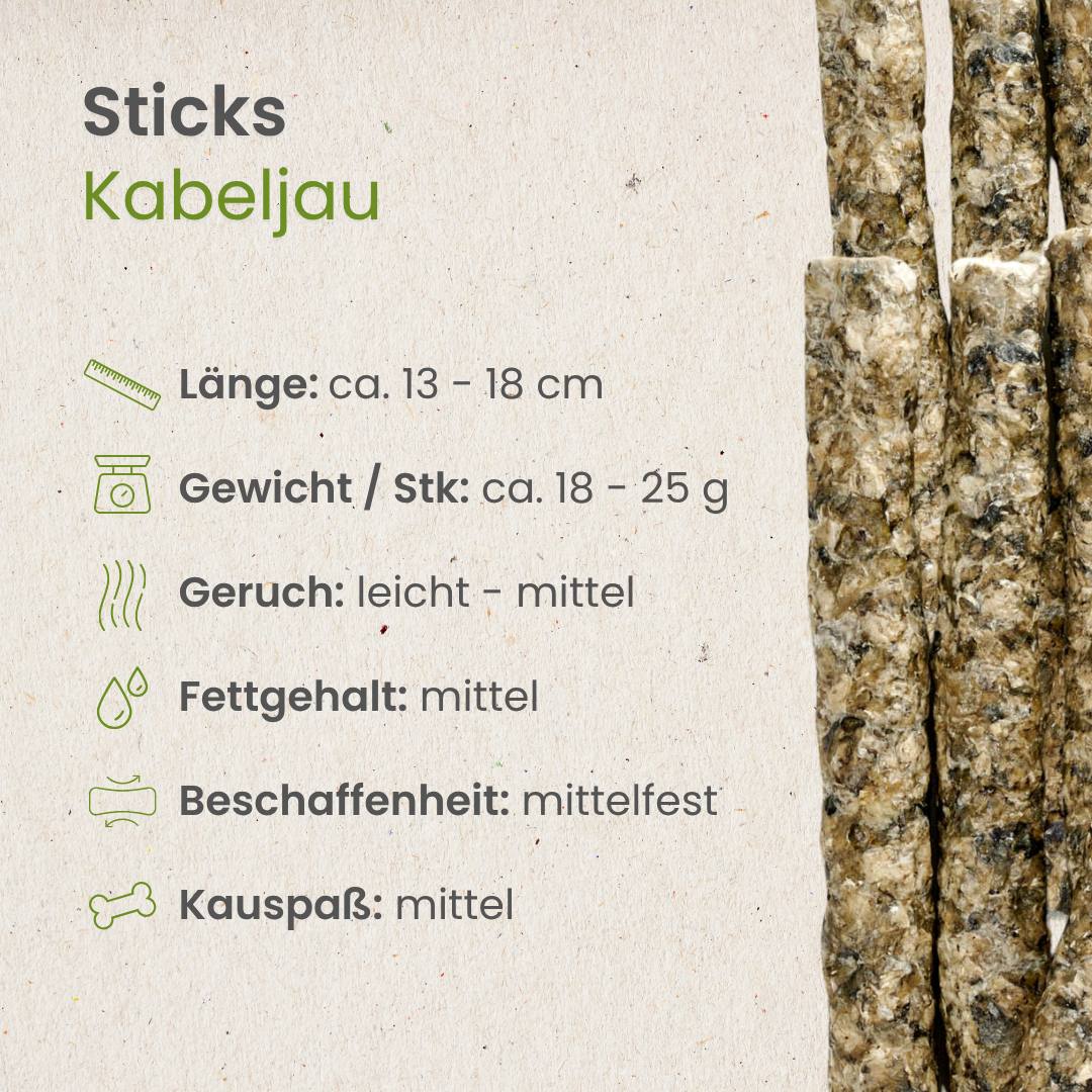 Kabeljau-Sticks