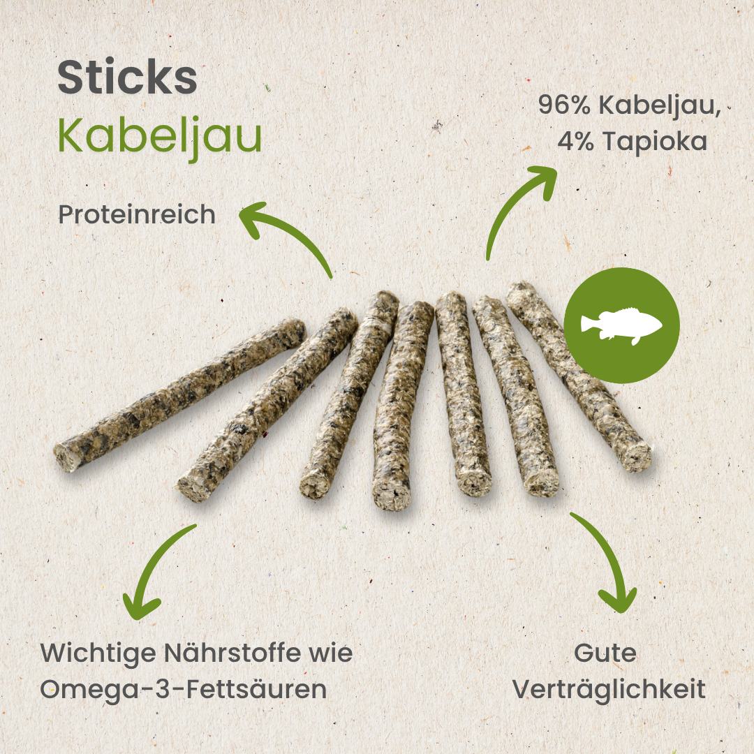 Kabeljau-Sticks
