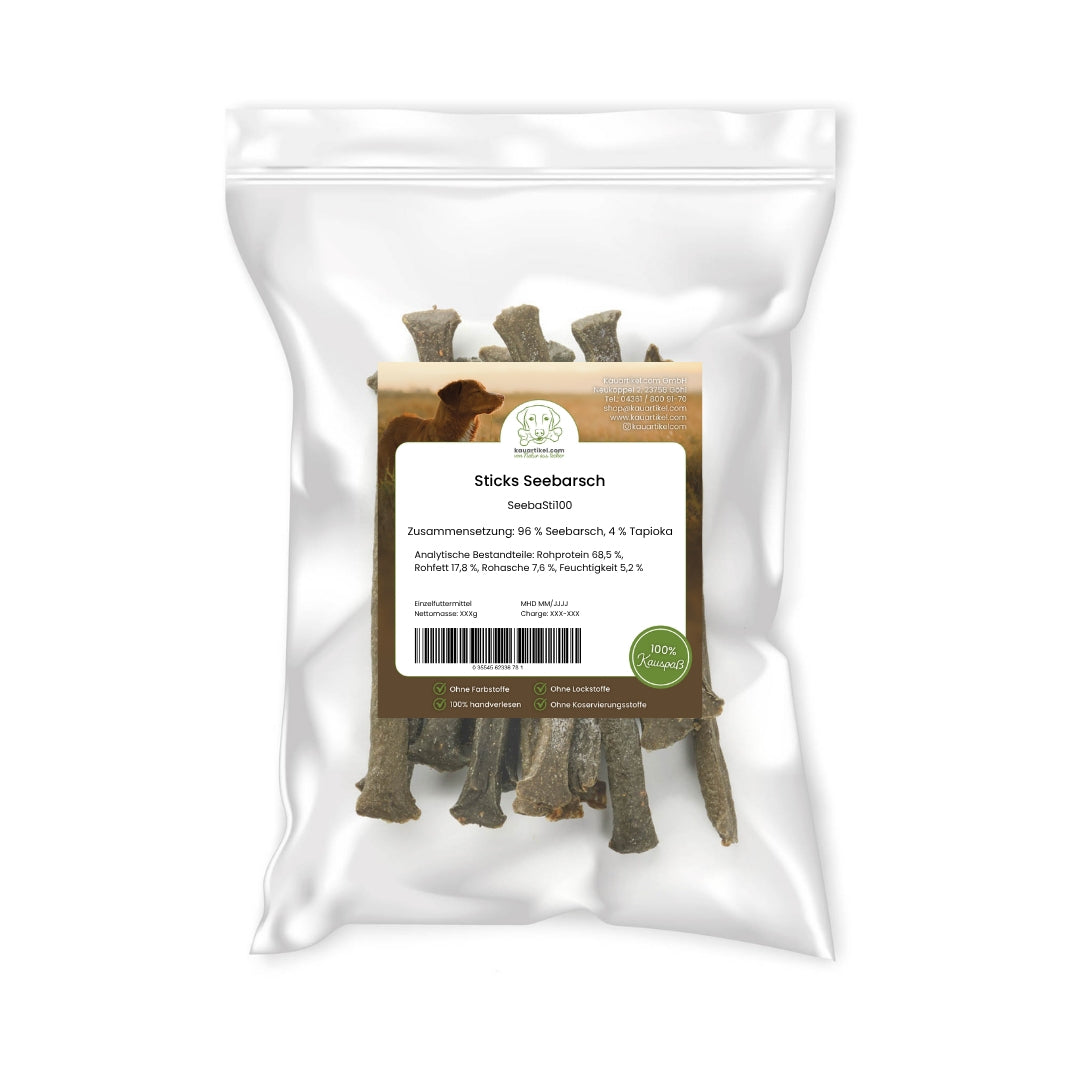Seebarsch-Sticks