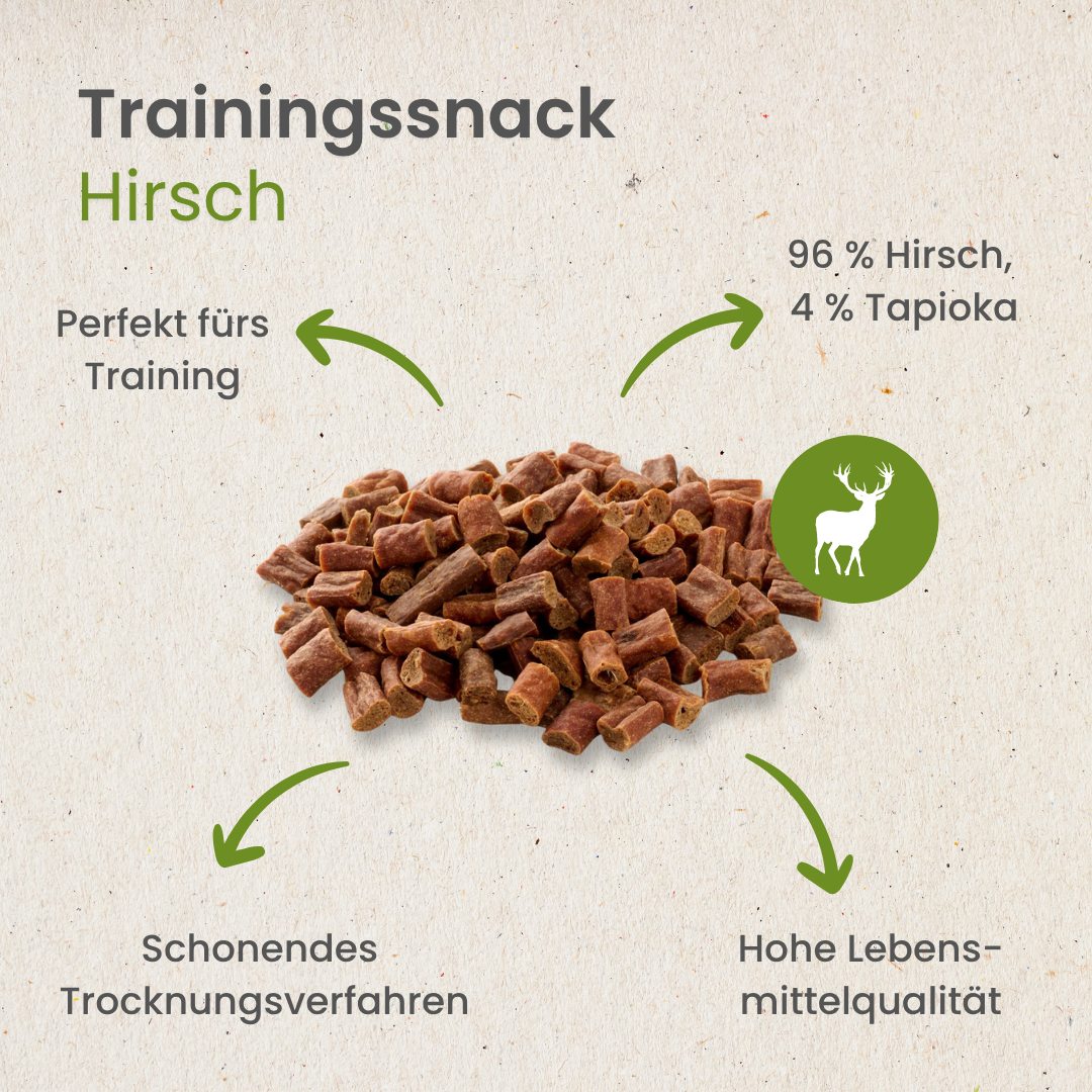 Hirsch-Sticks-Trainingssnack