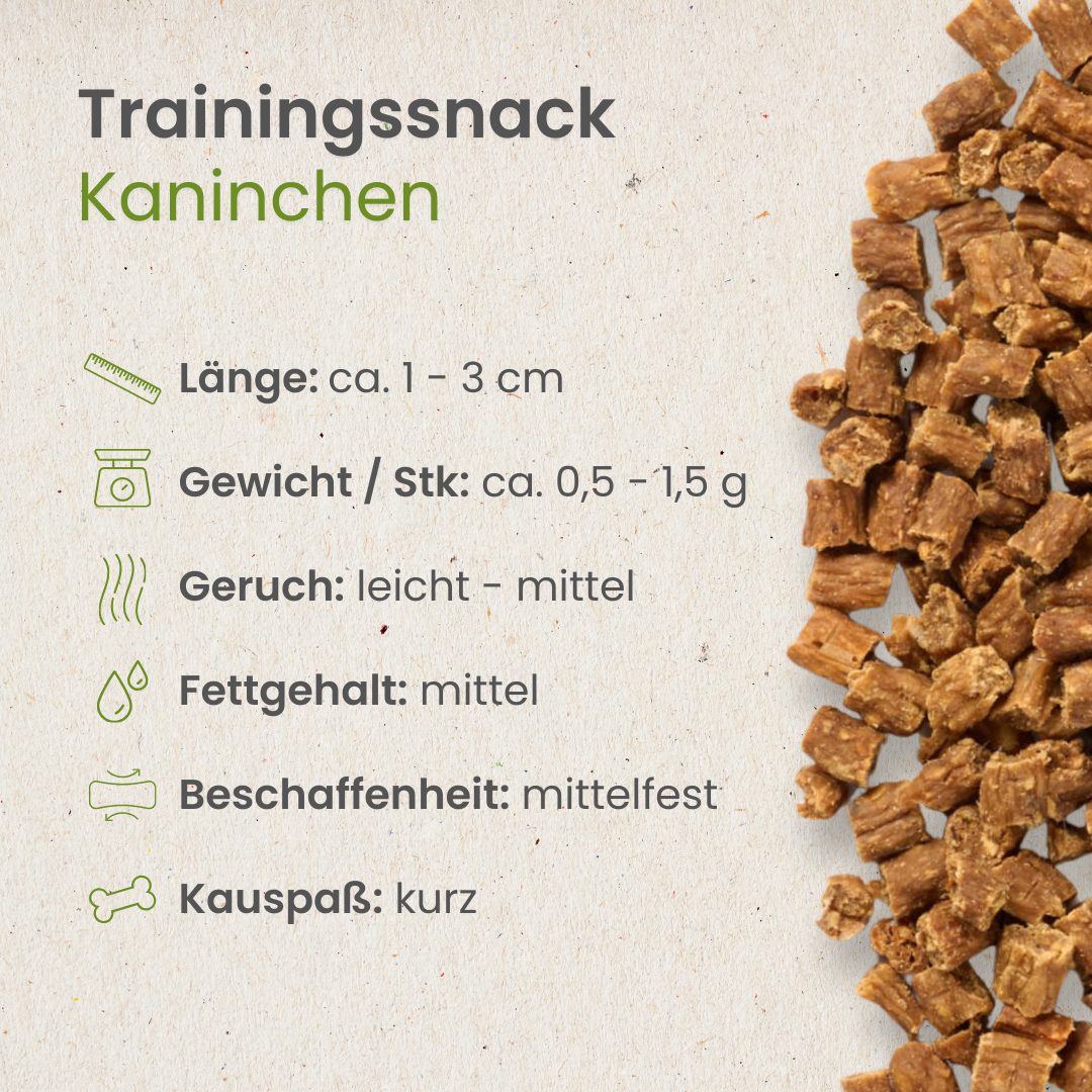 Kaninchen-Sticks-Trainingssnack