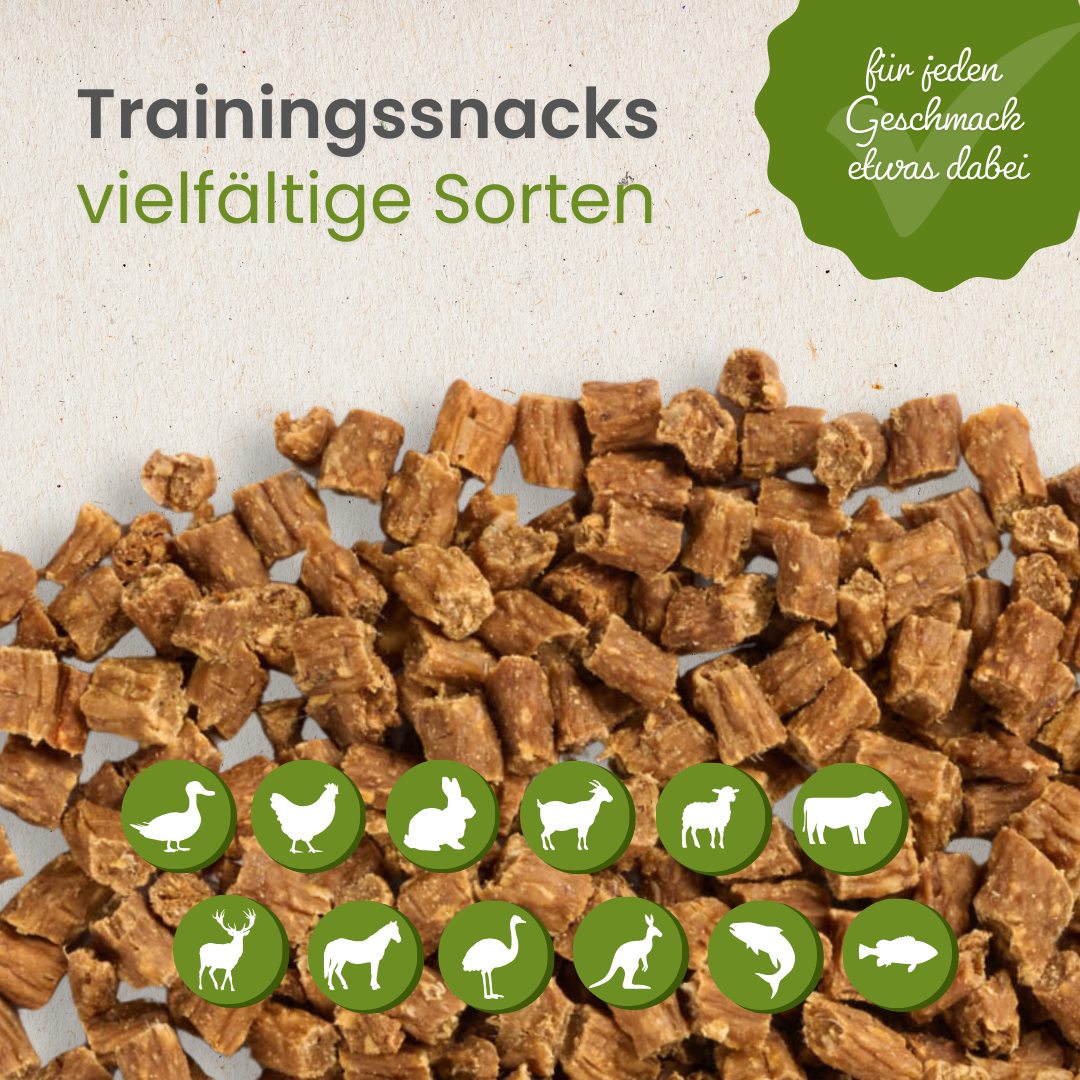 Kaninchen-Sticks-Trainingssnack