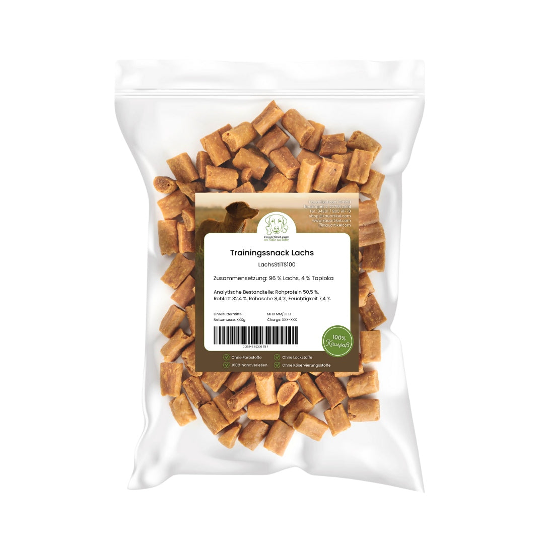 Lachs-Sticks-Trainingssnack