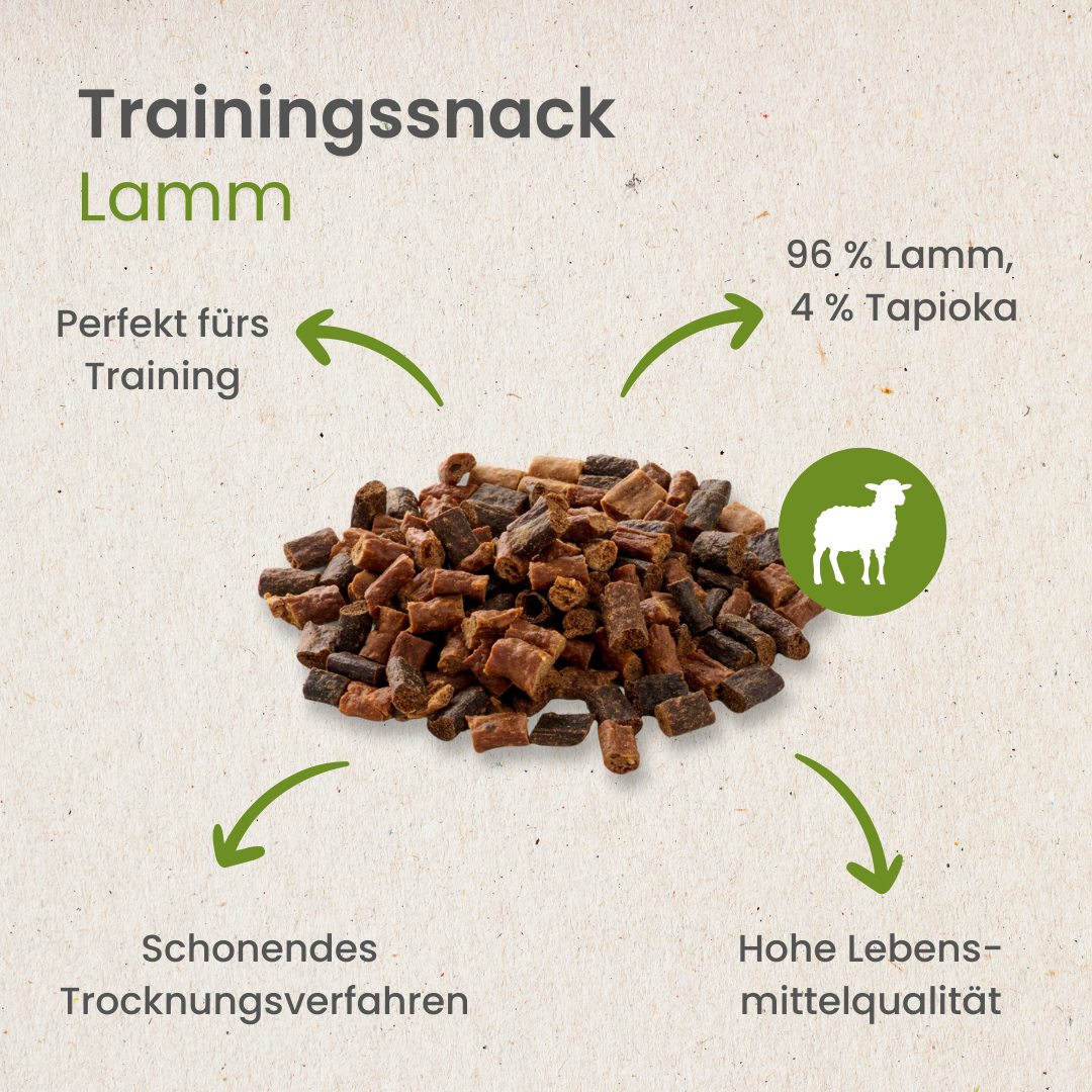 Lamm-Sticks-Trainingssnack