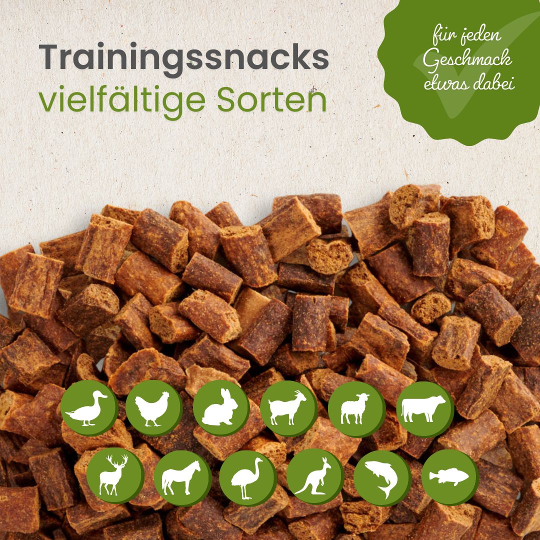 Straußen-Sticks-Trainingssnack