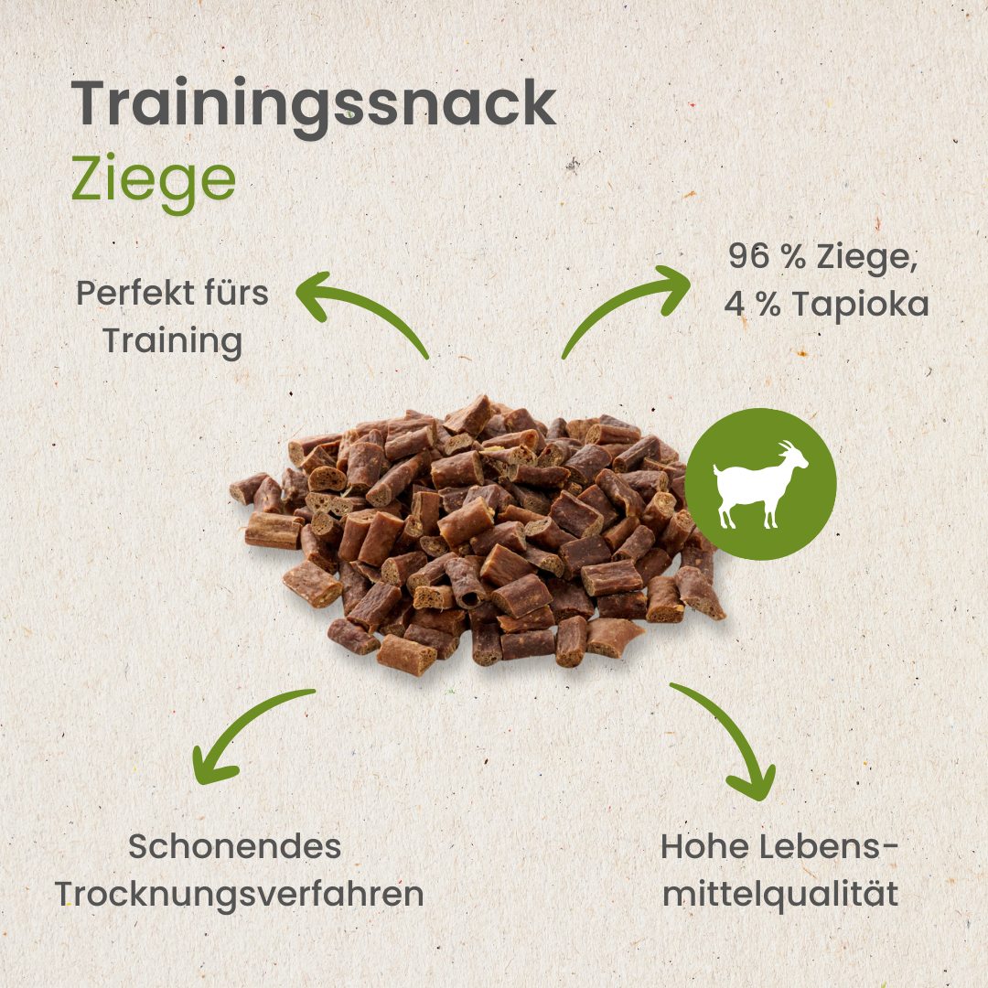 Ziegen-Sticks-Trainingssnack